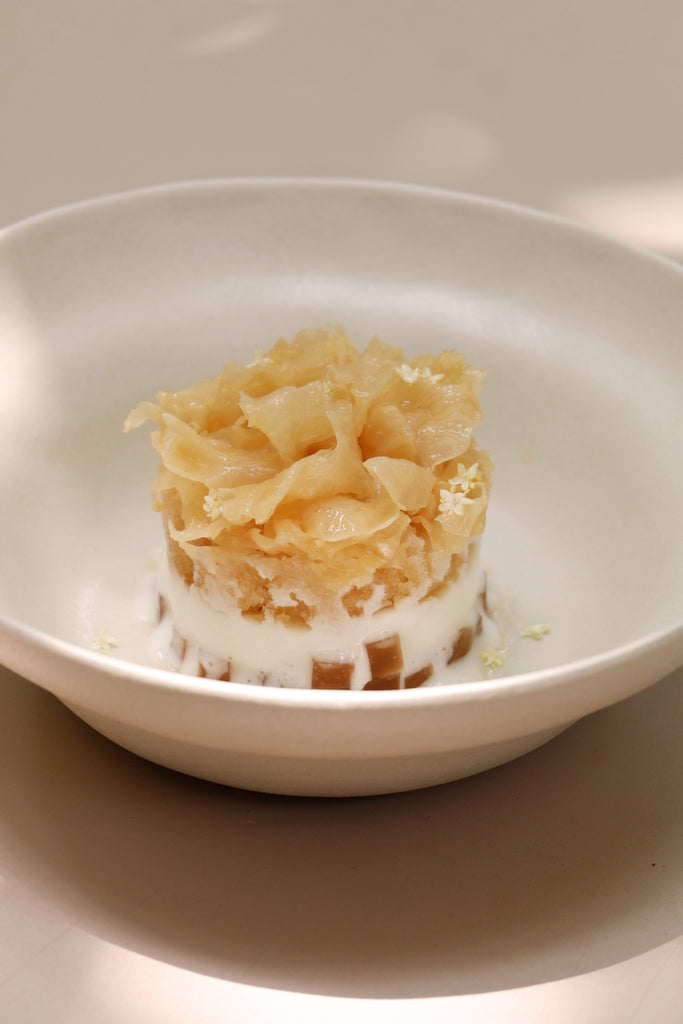Jade Longan dessert at Spice Canvas